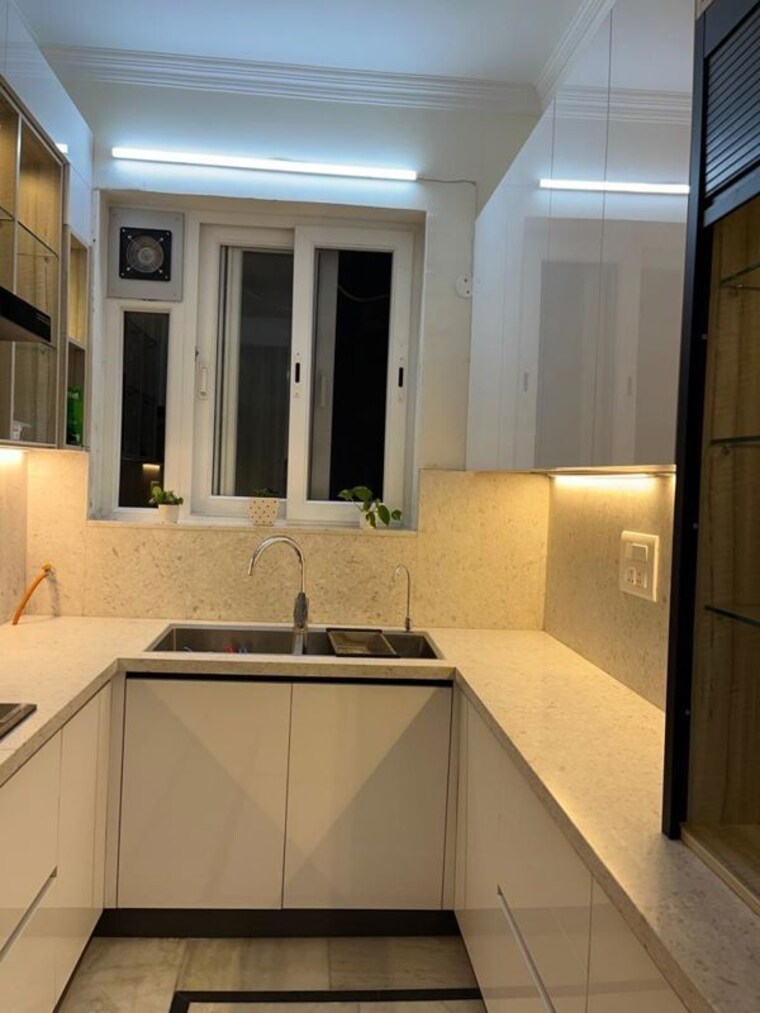 Kitchen, bsnl-society 3 Bedroom 1200 Sq.Ft. Apartment In Sector 50 Chandigarh 10256729