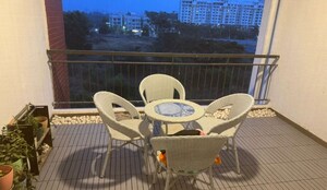 Bathroom in 3 BHK Apartment at Lewis Glorious A2, Hennur Road – for Sale