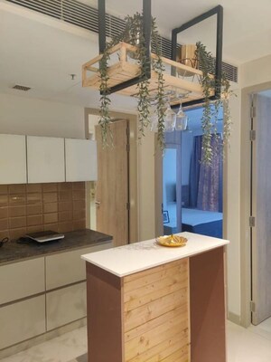 Kitchen in Studio Apartment at M3M One Key Resiments, Sector 67 – for Sale