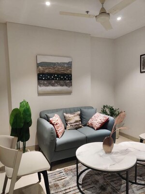 Living Room in Studio Apartment at M3M One Key Resiments, Sector 67 – for Sale