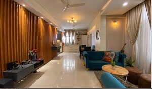 Living Room in 3 BHK Apartment at Omaxe Heights, Sector 86 – for Rent