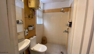 Bathroom in 3 BHK Apartment at Omaxe Heights, Sector 86 – for Rent