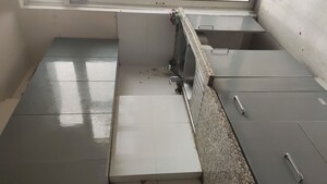 Kitchen in 4 BHK Apartment at DLF Express Greens, Manesar Sector 1a – for Rent