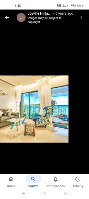 Bedroom in 2 BHK Apartment at Shapoorji Pallonji Joyville Hinjewadi, Hinjewadi – for Sale