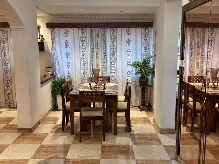 Dining area, aakar-residency-rt-nagar 4 Bedroom 1635 Sq.Ft. Builder Floor In Rt Nagar Bangalore 10256834