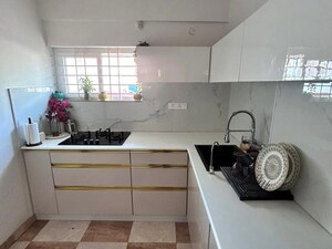 Kitchen in 4 BHK Builder Floor at Aakar Residency RT Nagar, Rt Nagar – for Sale