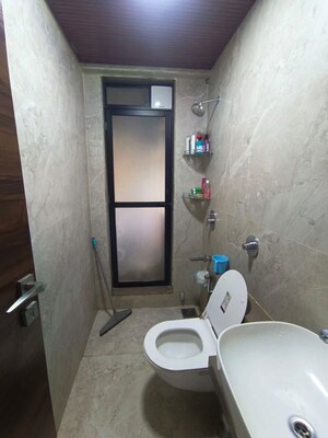 Bathroom in 2 BHK Apartment at 5th Avenue Prasanna Aura, Chembur – for Rent