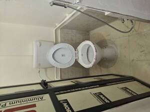 Bathroom in 1 BHK Apartment at Mahape – for Rent