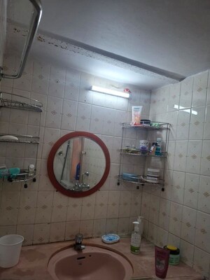 Bathroom in 2 BHK Apartment at Gokuldham Complex, Goregaon East – for Rent