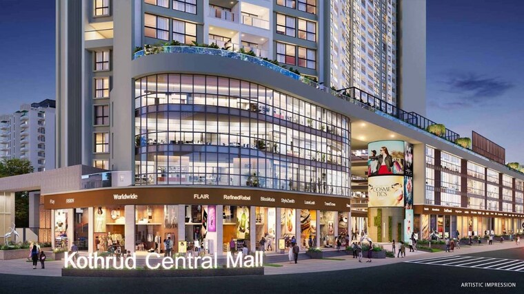 Exterior View, kothrud 3 Bedroom 1255 Sq.Ft. Apartment In Kothrud Pune 10256768