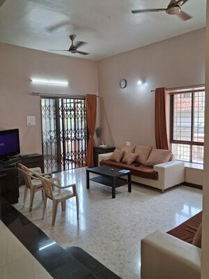 Living Room in 3 BHK Apartment at Kirti Elegant, Baner – for Rent
