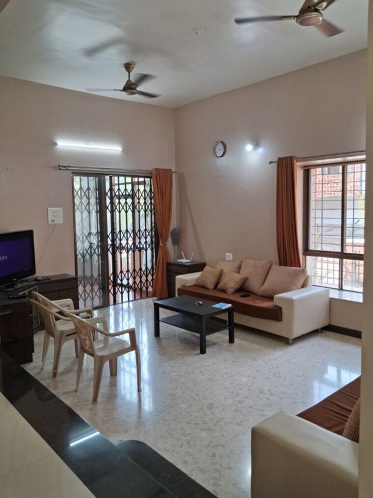 Living Room, kirti-elegant 3 Bedroom 2400 Sq.Ft. Apartment In Baner Pune 10256966