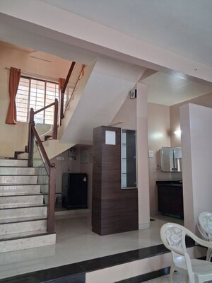 Staircase in 3 BHK Apartment at Kirti Elegant, Baner – for Rent