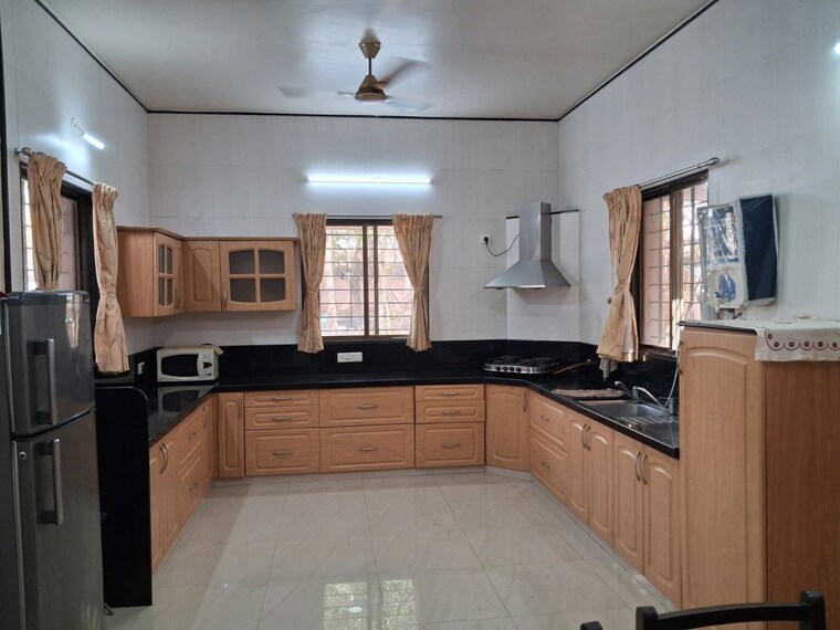 Kitchen, kirti-elegant 3 Bedroom 2400 Sq.Ft. Apartment In Baner Pune 10256966