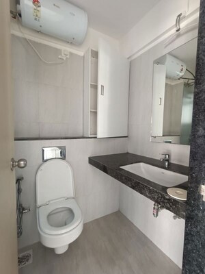 Bathroom in 3 BHK Apartment at Godrej Central, Chembur – for Rent