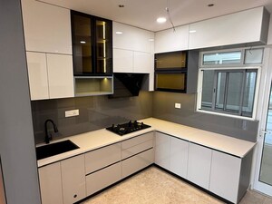 Kitchen in 3 BHK Apartment at Aurobindo Kohinoor, Serilingampally – for Rent