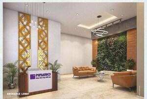 Living Room in 1 BHK Apartment at Puranik Abitante, Bavdhan – for Sale