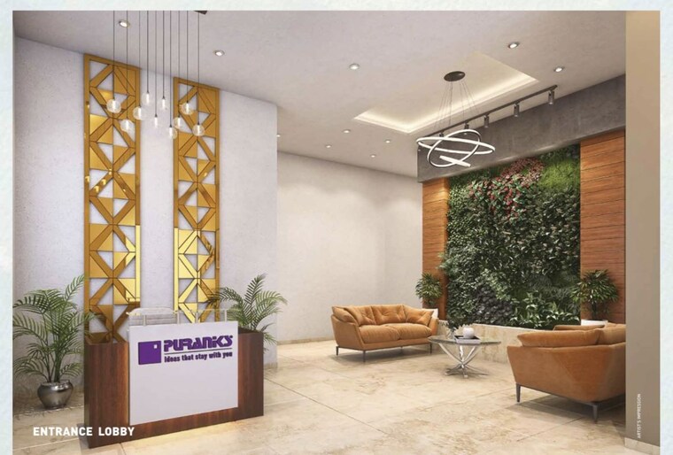 Living Room, puranik-abitante 1 Bedroom 520 Sq.Ft. Apartment In Bavdhan Pune 10256910