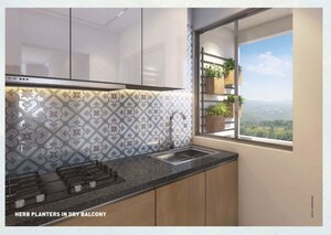Kitchen in 1 BHK Apartment at Puranik Abitante, Bavdhan – for Sale