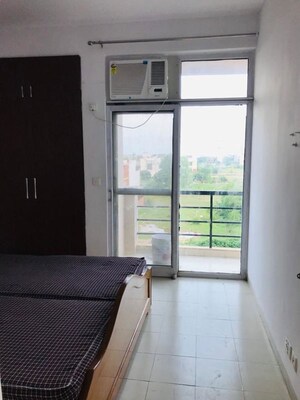 Balcony in 2 BHK Apartment at Ansal Paradise Crystal, Sushant Golf City – for Rent