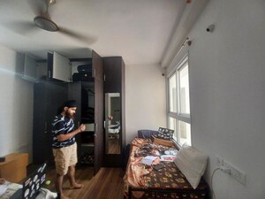 Living Room in 3 BHK Apartment at Godrej Aqua, International Airport Road – for Rent