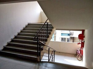 Staircase in 3 BHK Apartment at Gala Eternia, Thaltej – for Rent