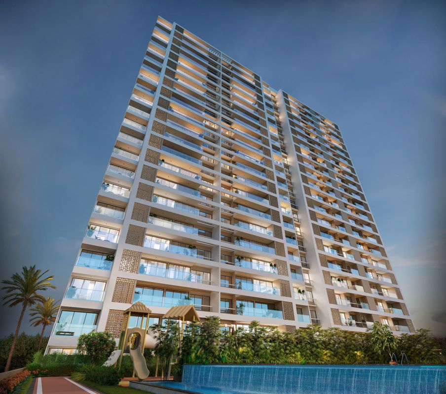 3 BHK + Pooja Room,Servant Room 1310 Sq.Ft. Apartment in Solitaire Kothrud