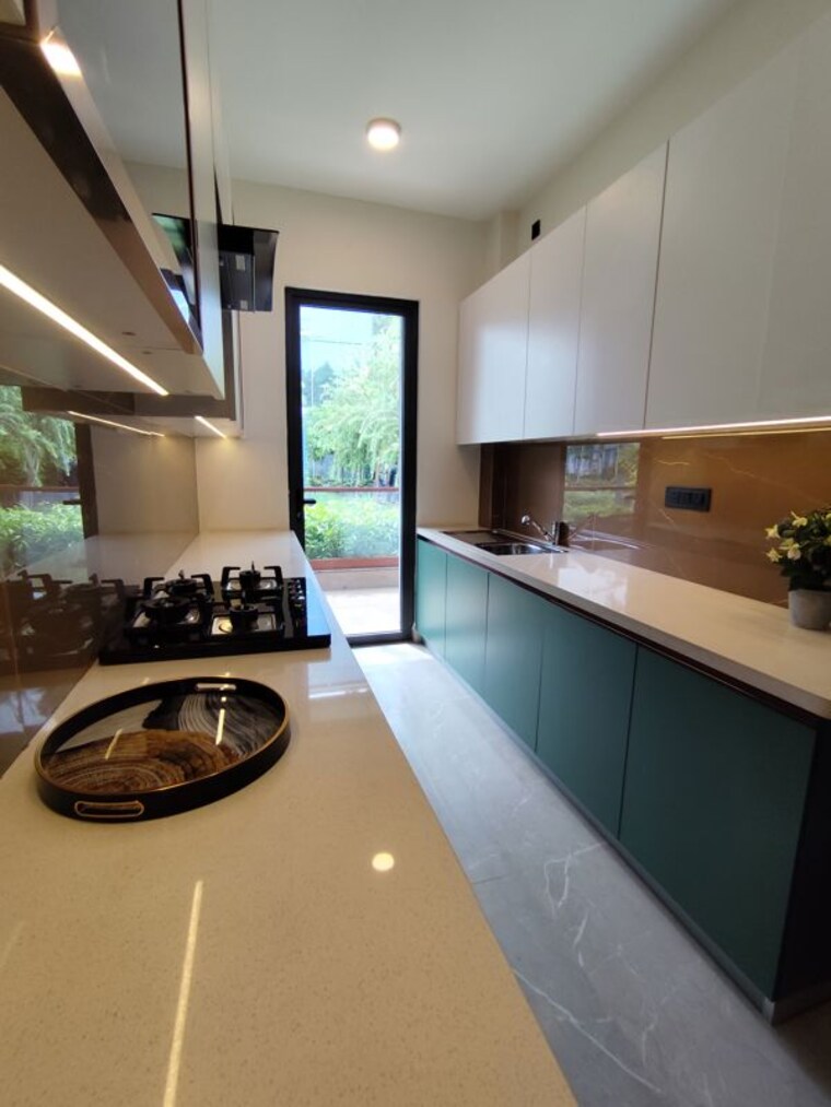 Kitchen, signature-global-daxin-vistas 3.5 Bedroom 1550 Sq.Ft. Builder Floor In Bhondsi Gurgaon 10257111