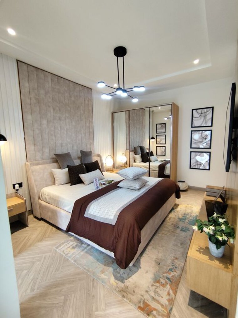 Bedroom, signature-global-daxin-vistas 3.5 Bedroom 1550 Sq.Ft. Builder Floor In Bhondsi Gurgaon 10257111