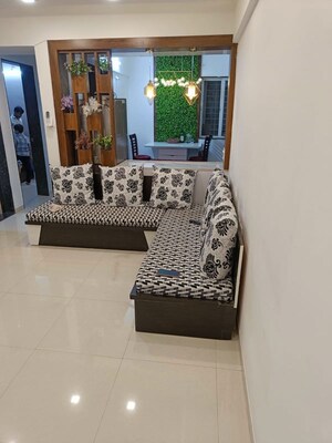 Living Room in 3.5 BHK Apartment at Aryavart Star Altair, Bhugaon – for Rent