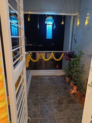 Balcony in 3.5 BHK Apartment at Aryavart Star Altair, Bhugaon – for Rent