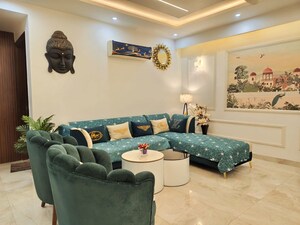 Living Room in 3 BHK Builder Floor at Sector 9 – for Sale