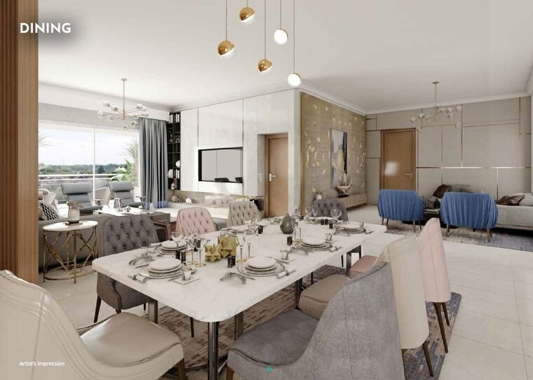 Master Bedroom, prestige-clairemont 3 Bedroom 2257 Sq.Ft. Apartment In Kokapet Hyderabad 10257290