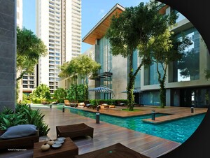 Swimming Pool in 3 BHK Apartment at Prestige Clairemont, Kokapet – for Sale