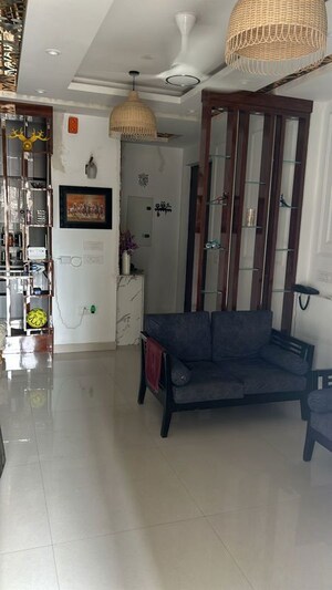 Living Room in 3 BHK Apartment at Rani Aakriti Shantiniketan, Sector 143 – for Sale