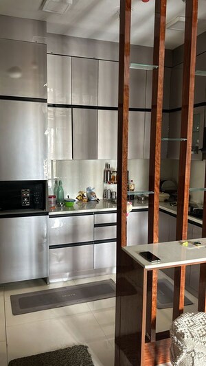 Kitchen in 3 BHK Apartment at Rani Aakriti Shantiniketan, Sector 143 – for Sale