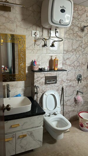 Bathroom in 3 BHK Apartment at Rani Aakriti Shantiniketan, Sector 143 – for Sale