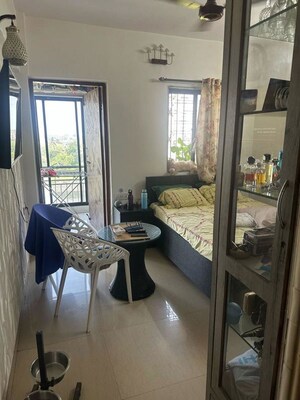 Master Bedroom in 2 BHK Apartment at La Chapelle Apartment, Malad West – for Sale