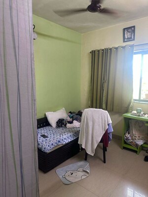 Living Room in 2 BHK Apartment at La Chapelle Apartment, Malad West – for Sale