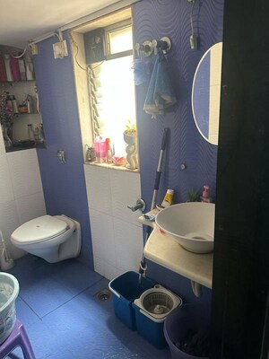 Bathroom in 2 BHK Apartment at La Chapelle Apartment, Malad West – for Sale