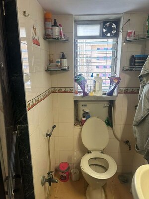 Bathroom in 2 BHK Apartment at La Chapelle Apartment, Malad West – for Sale