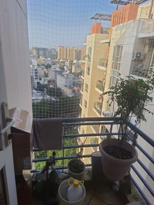 Staircase in 3 BHK Apartment at Mahindra Aura, Sector 110a – for Sale