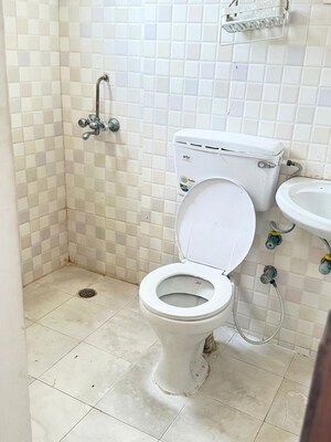 Bathroom in 2 BHK Builder Floor at Saket – for Rent
