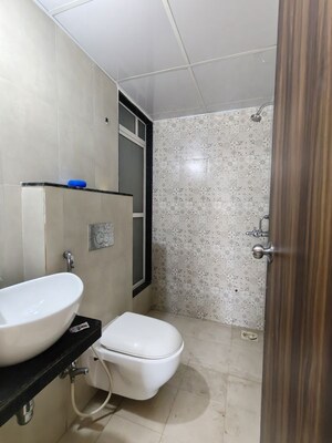 Bathroom in 1 BHK Apartment at JP North Barcelona, Mira Road – for Rent