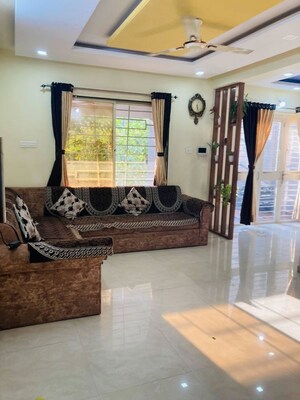 Living Room in 2 BHK Apartment at SSD Sai Pearl, Pimple Saudagar – for Rent