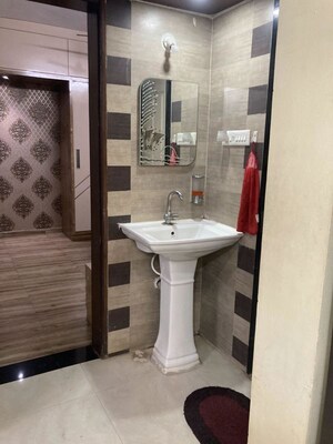 Bathroom in 2 BHK Apartment at SSD Sai Pearl, Pimple Saudagar – for Rent