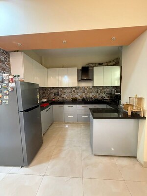 Kitchen in 1 RK Builder Floor at Kohli One Malibu Town, Sector 47 – for Rent