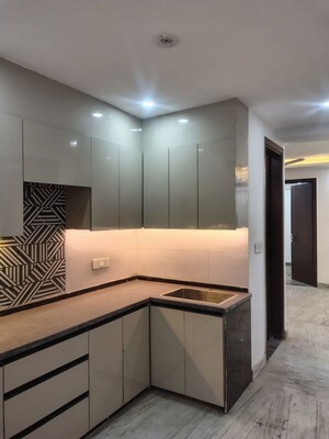 Kitchen in 2 BHK Builder Floor at Malviya Nagar – for Rent