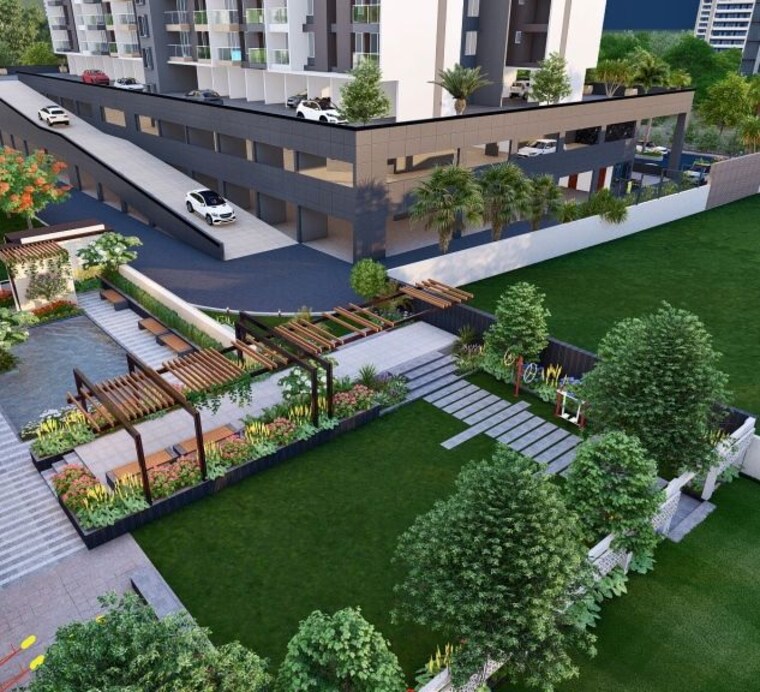 Garden, sarsan-nancy-hillview 4 Bedroom 1714 Sq.Ft. Apartment In Baner Pune 9033194