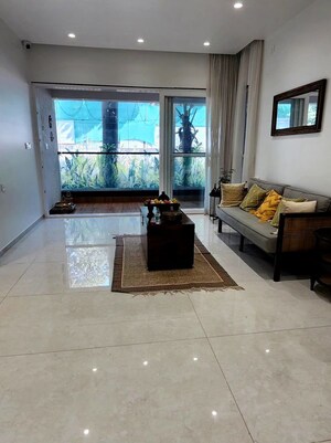 Living Room in 4 BHK Apartment at Sarsan Nancy Hillview, Baner – for Sale